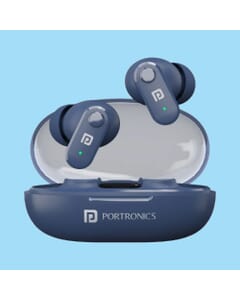 Portronics Harmonics Twins S16 Earbuds- Blue